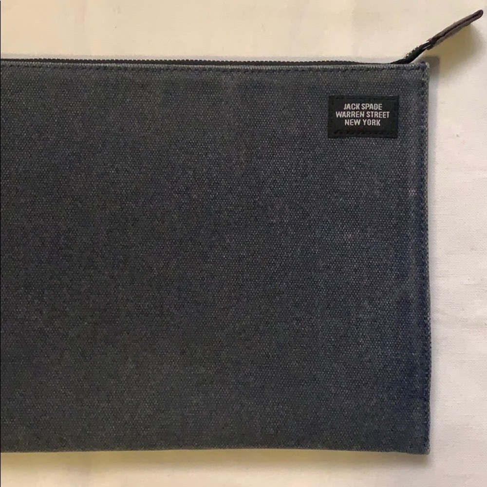 Jack Spade Canvas Banker’s Envelope/Pouch/Clutch